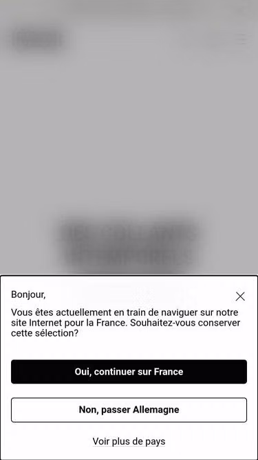 Screenshot of wolfordshop.fr