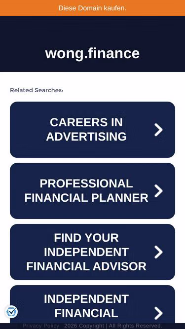 Screenshot of wong.finance