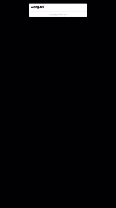 Screenshot of wong.tel