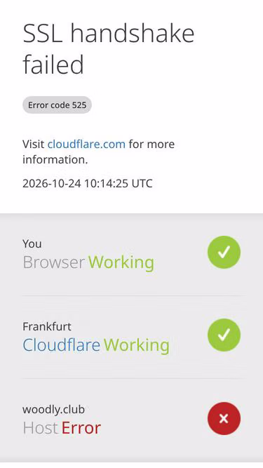 Screenshot of woodly.club