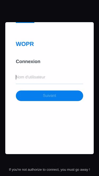 Screenshot of wopr.ovh
