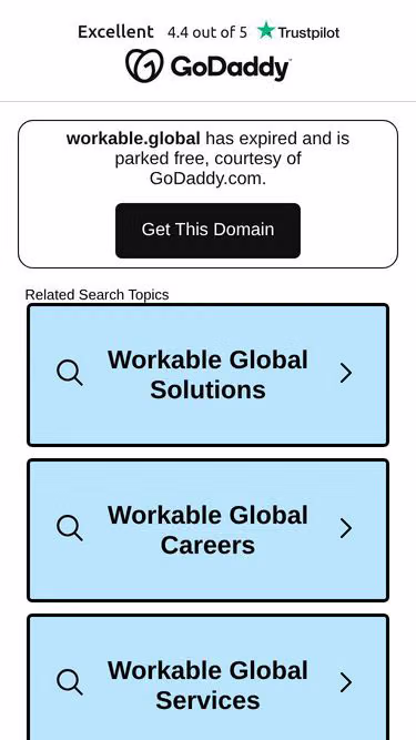Screenshot of workable.global