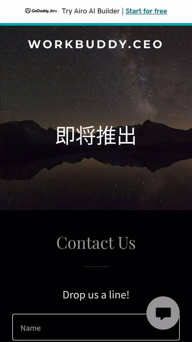 Screenshot of workbuddy.ceo