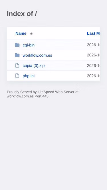 Screenshot of workflow.com.es