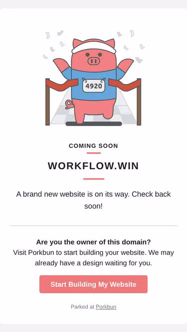 Screenshot of workflow.win