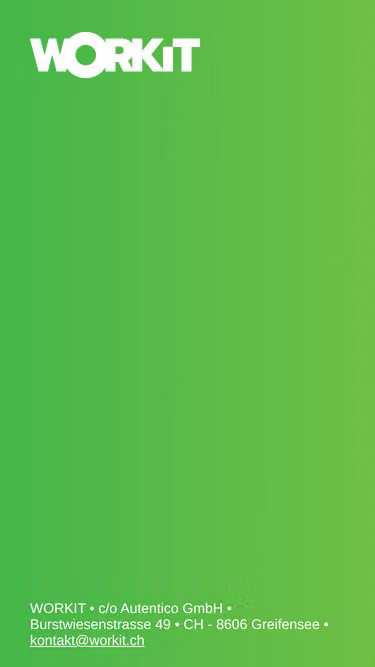 Screenshot of workit.ch