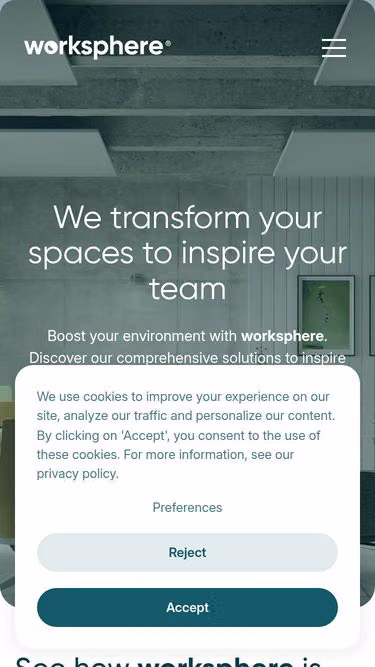 Screenshot of worksphere.be