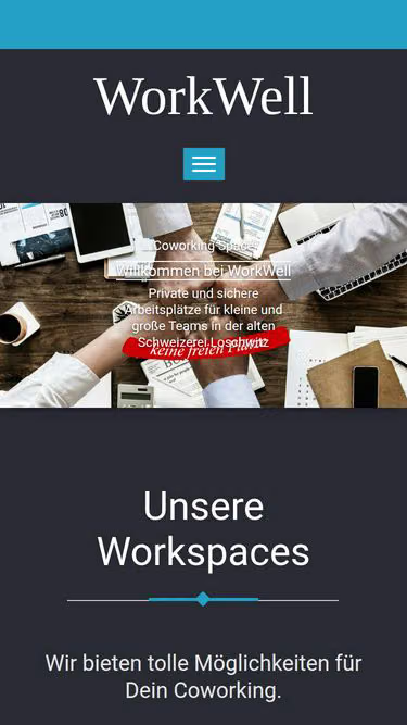 Screenshot of workwell.de