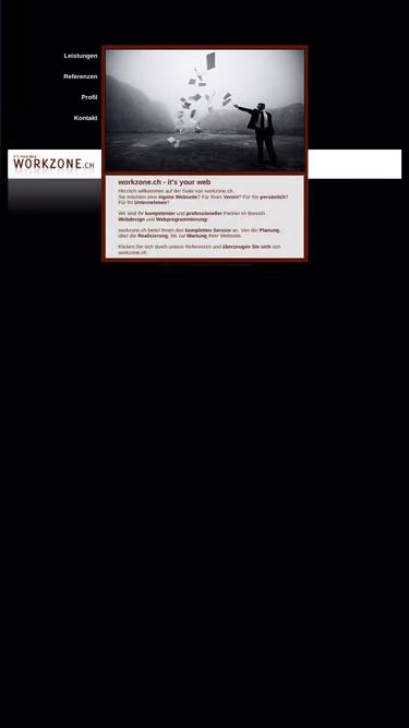 Screenshot of workzone.ch