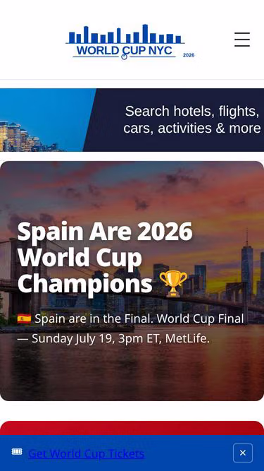 Screenshot of worldcup.nyc
