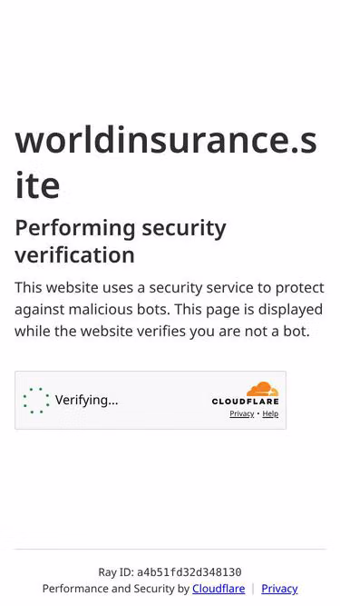 Screenshot of worldinsurance.site