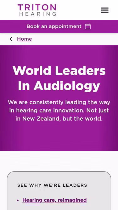 Screenshot of worldofhearing.co.nz