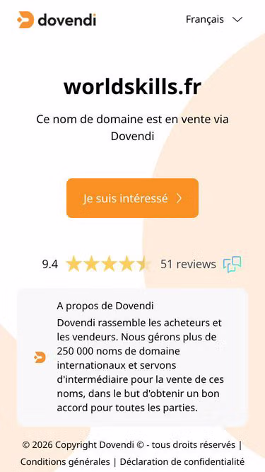 Screenshot of worldskills.fr
