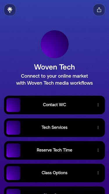 Screenshot of woven.work