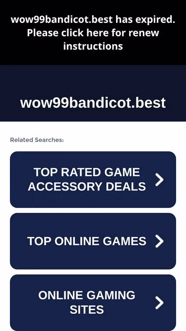 Screenshot of wow99bandicot.best