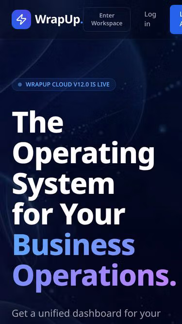Screenshot of wrapup.live