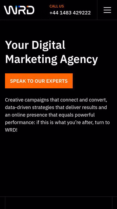 Screenshot of wrd.agency