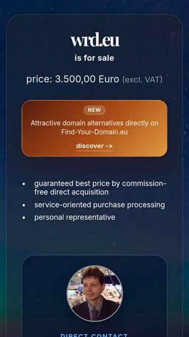 Screenshot of wrd.eu