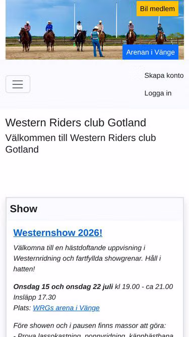 Screenshot of wrg.nu