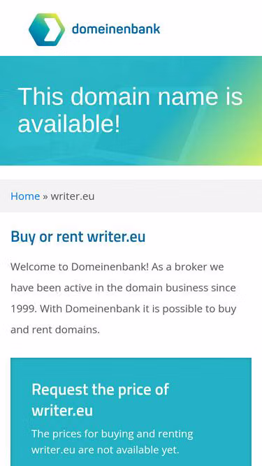 Screenshot of writer.eu