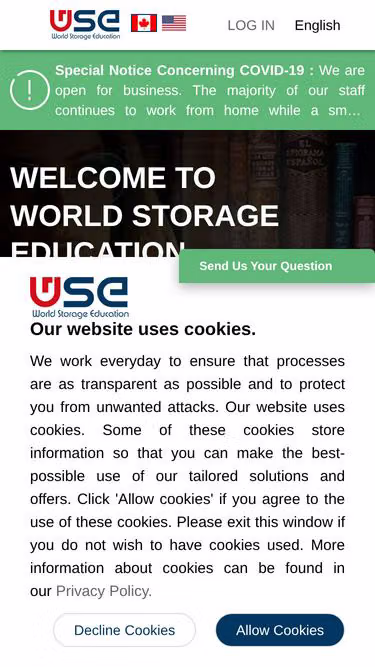 Screenshot of wse.org
