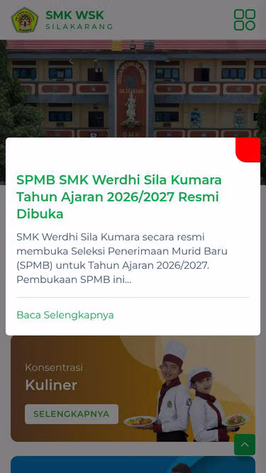 Screenshot of wsk.sch.id
