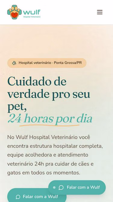 Screenshot of wulf.com.br
