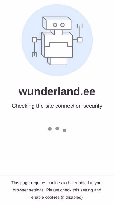 Screenshot of wunderland.ee