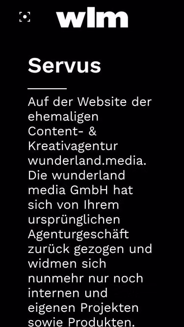 Screenshot of wunderland.media