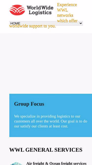 Screenshot of wwl.co.kr