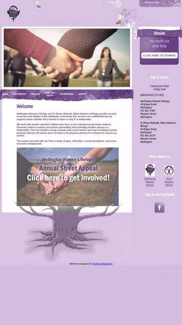 Screenshot of wwr.org.nz