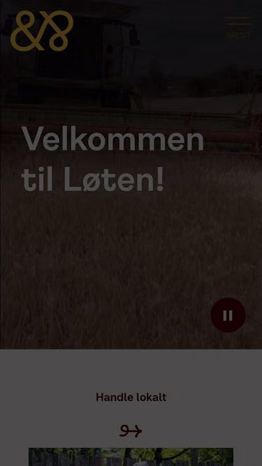 Screenshot of www.loten.no