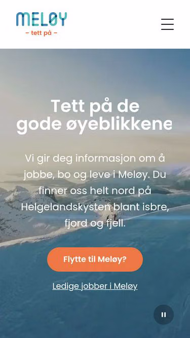 Screenshot of www.meloy.no