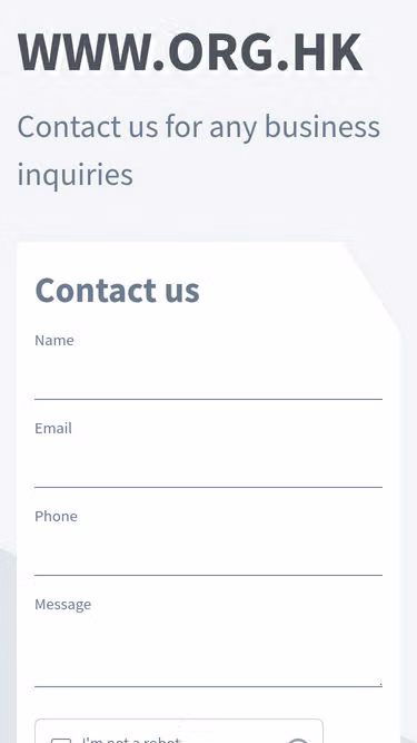 Screenshot of www.org.hk