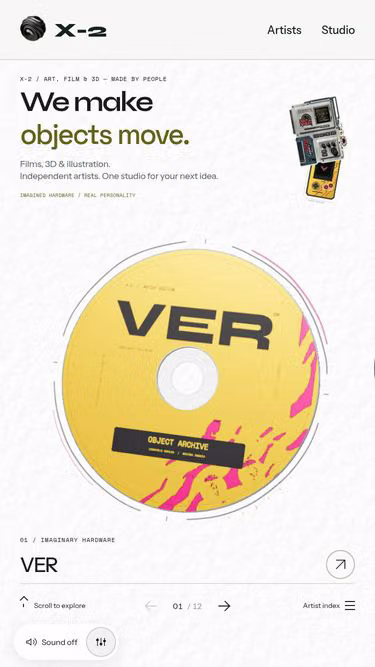 Screenshot of x-2.io