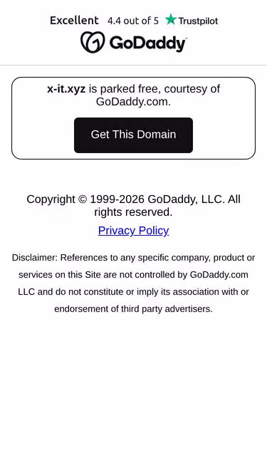 Screenshot of x-it.xyz