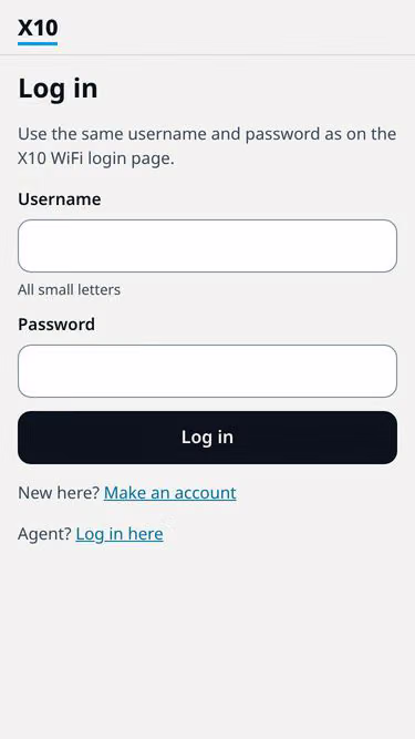 Screenshot of x10.co.zw