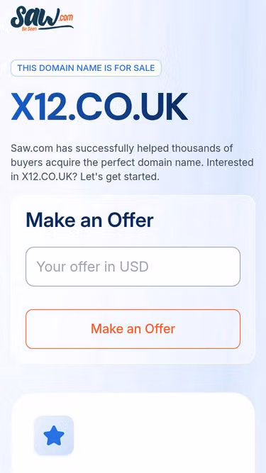 Screenshot of x12.co.uk