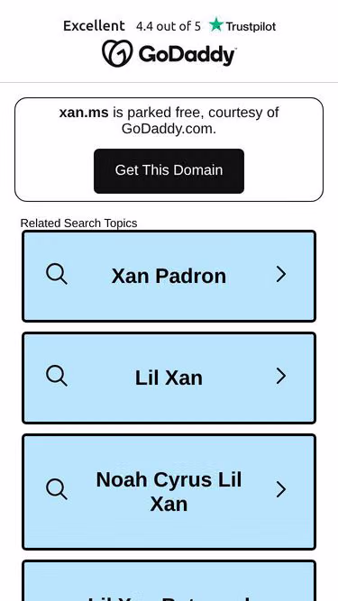 Screenshot of xan.ms