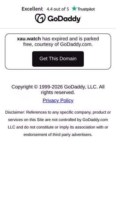 Screenshot of xau.watch