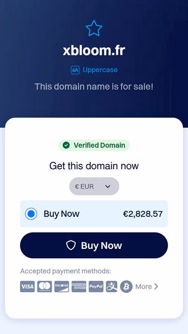 Screenshot of xbloom.fr