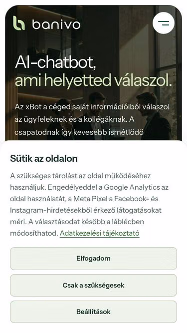Screenshot of xbot.hu