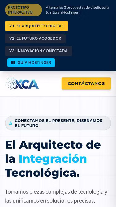 Screenshot of xca.com.mx