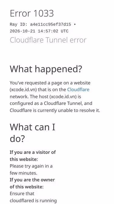 Screenshot of xcode.id.vn