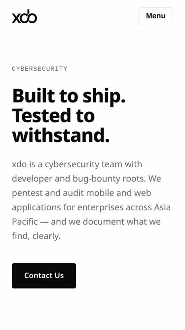 Screenshot of xdo.dev