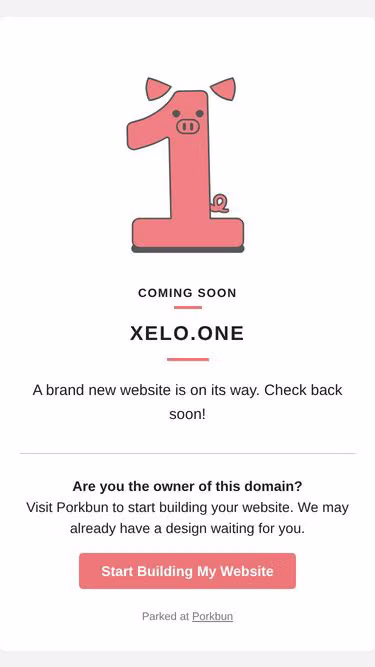 Screenshot of xelo.one
