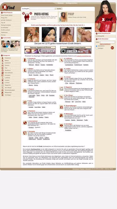 Screenshot of xfind.de