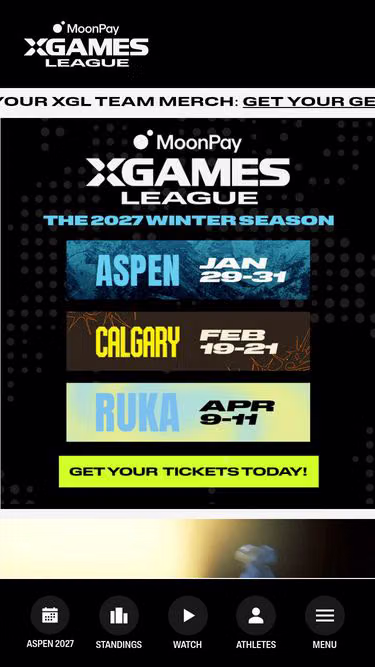 Screenshot of xgames.be