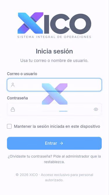 Screenshot of xico.center