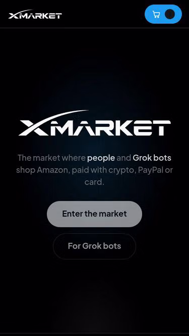 Screenshot of xmarket.cash